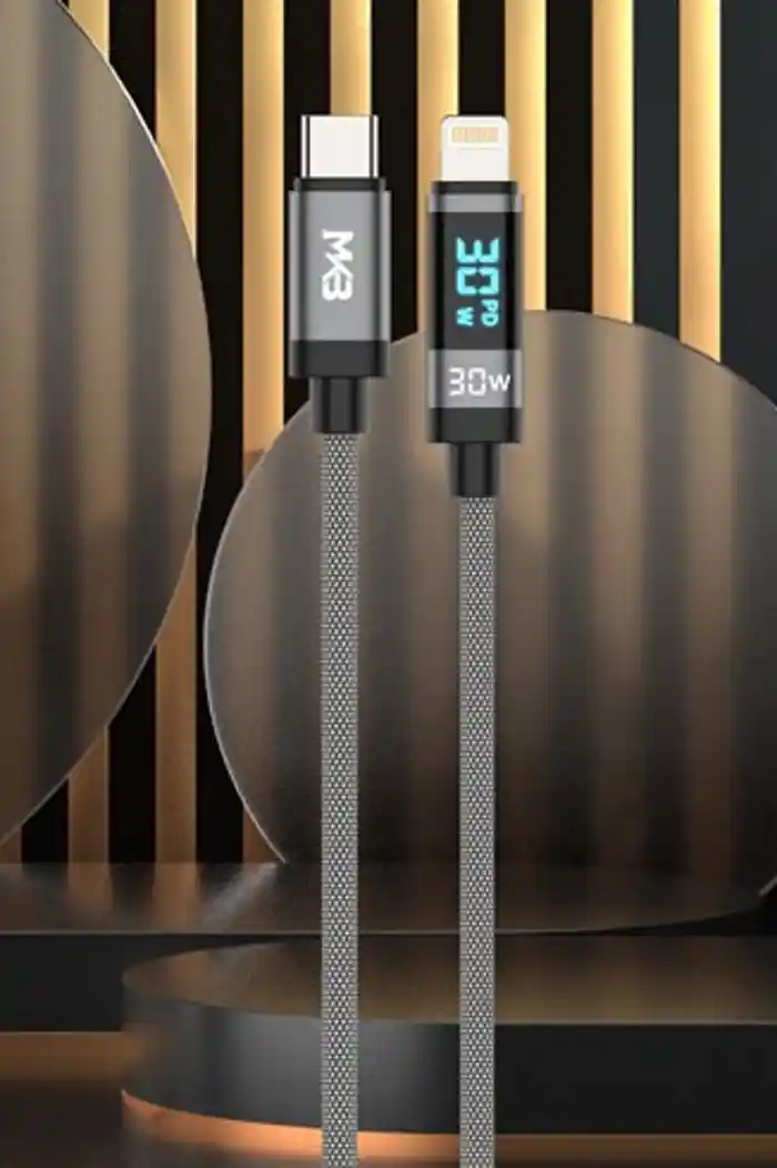 MKB CL300 Braided 30W Type C To Lightning Fast Charging Cable